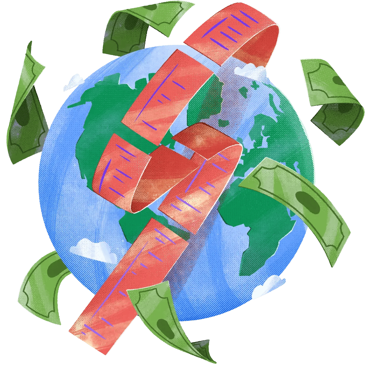99-globe-planet_earth-Money-papers-documents-recites-payroll