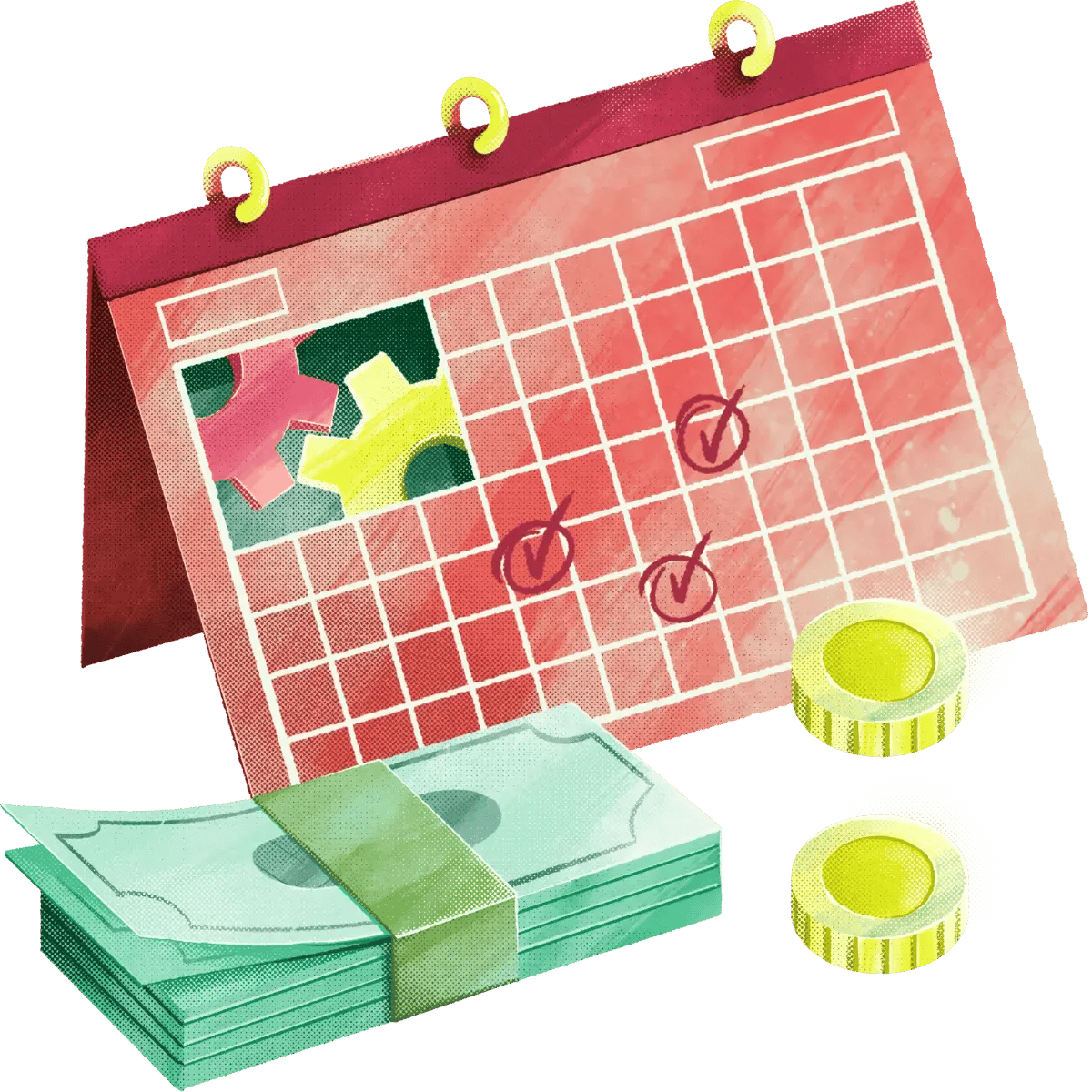 16-Calendar-Gears-Money_Paper-Coins-Check_marks