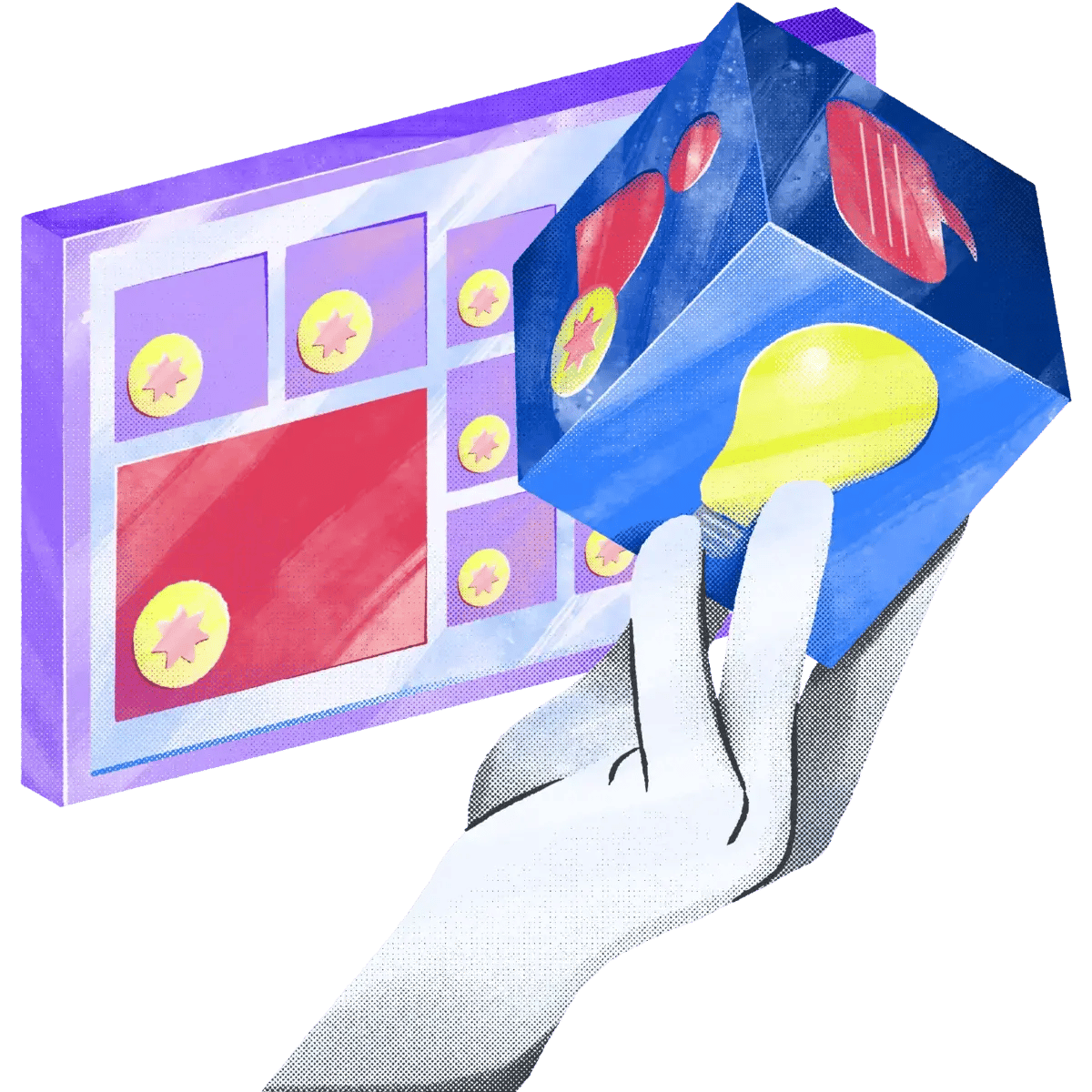 22-Cube-Hand-Tablet-Pro_star-UI-Pro_Profile_Icon-Chat_Bubble-Lamp-Verified_Star