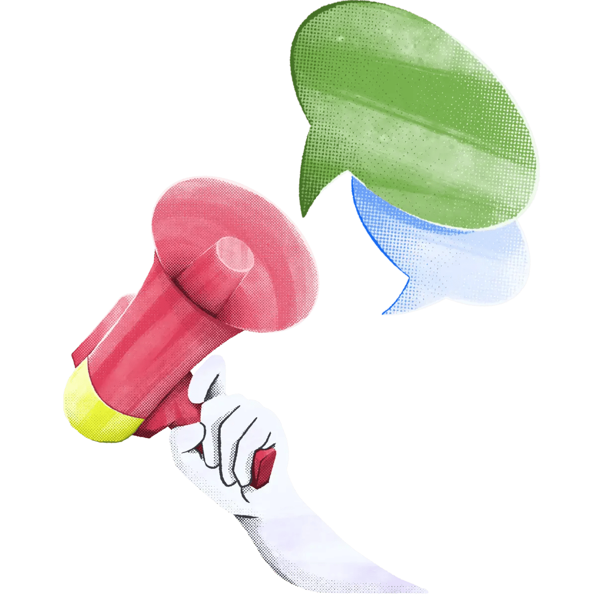 30-Mega_phone-Chat_Bubbles-Hand