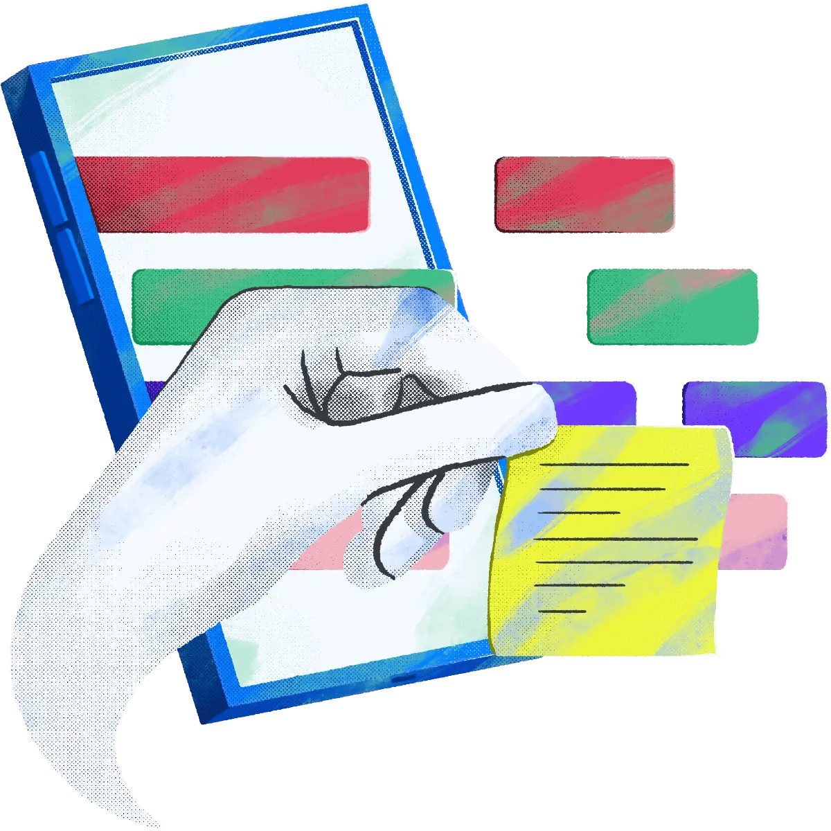 56-hand_with _note-Mobile-Timeline-tracking