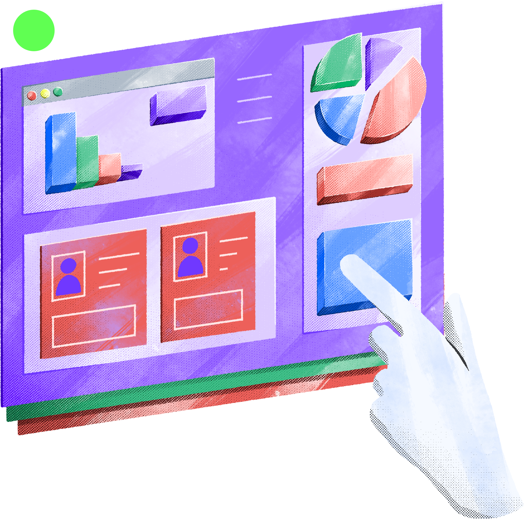 86-Hand-UI-UX-Window-Chart-Graph-pointer-slides-Employees_Profile_Cards