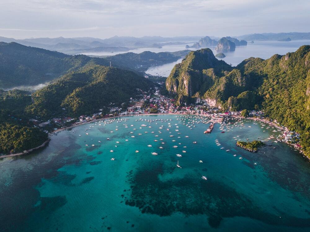Hafen auf den Philippinen