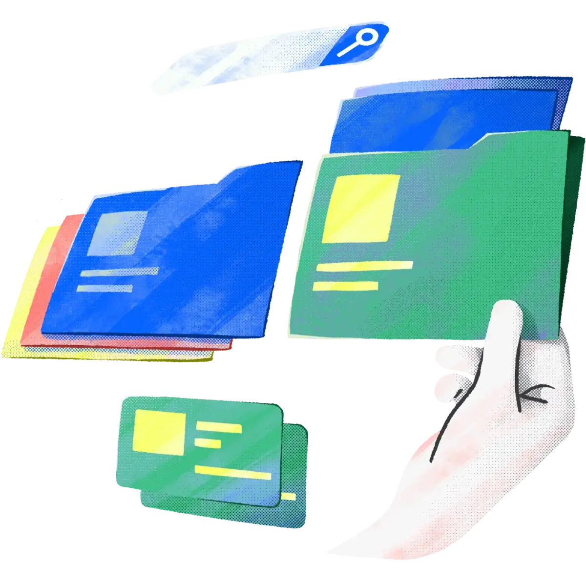 06-Folders_Hand_Searchbar_Cards