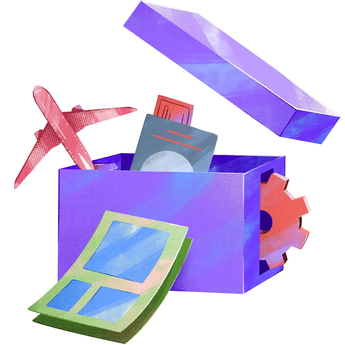 101-Plane-Open_Box-Passport-Documents-Gear-Relocation