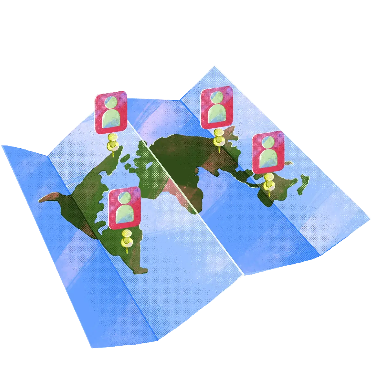 131-World_Map-Documents-cards-person_Icon-Pins-equity