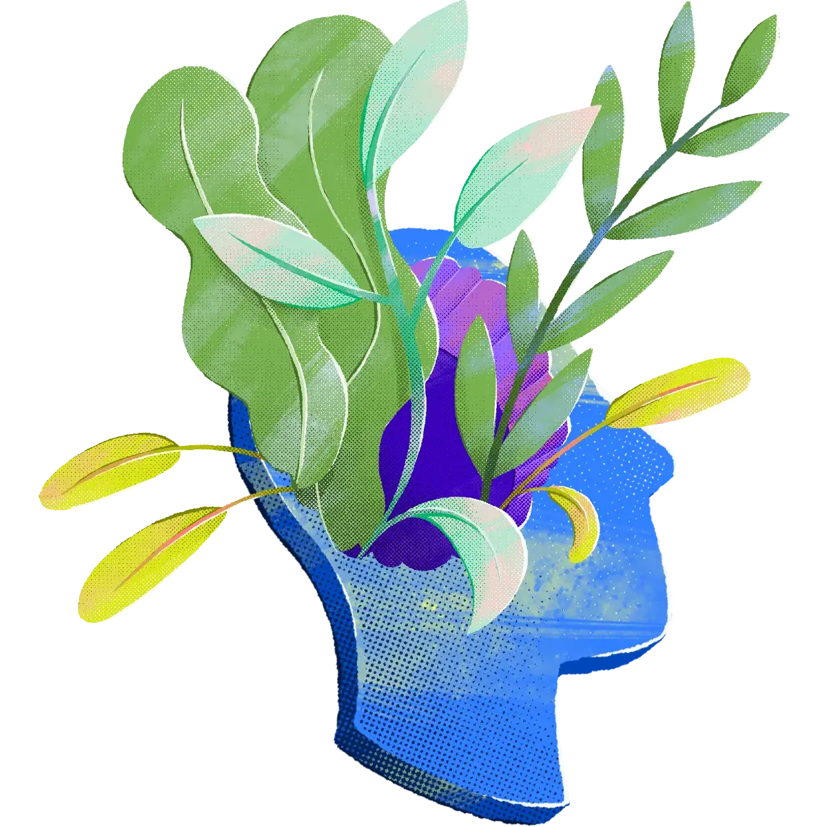 46-Head-Plants-Leaves-Mental_health