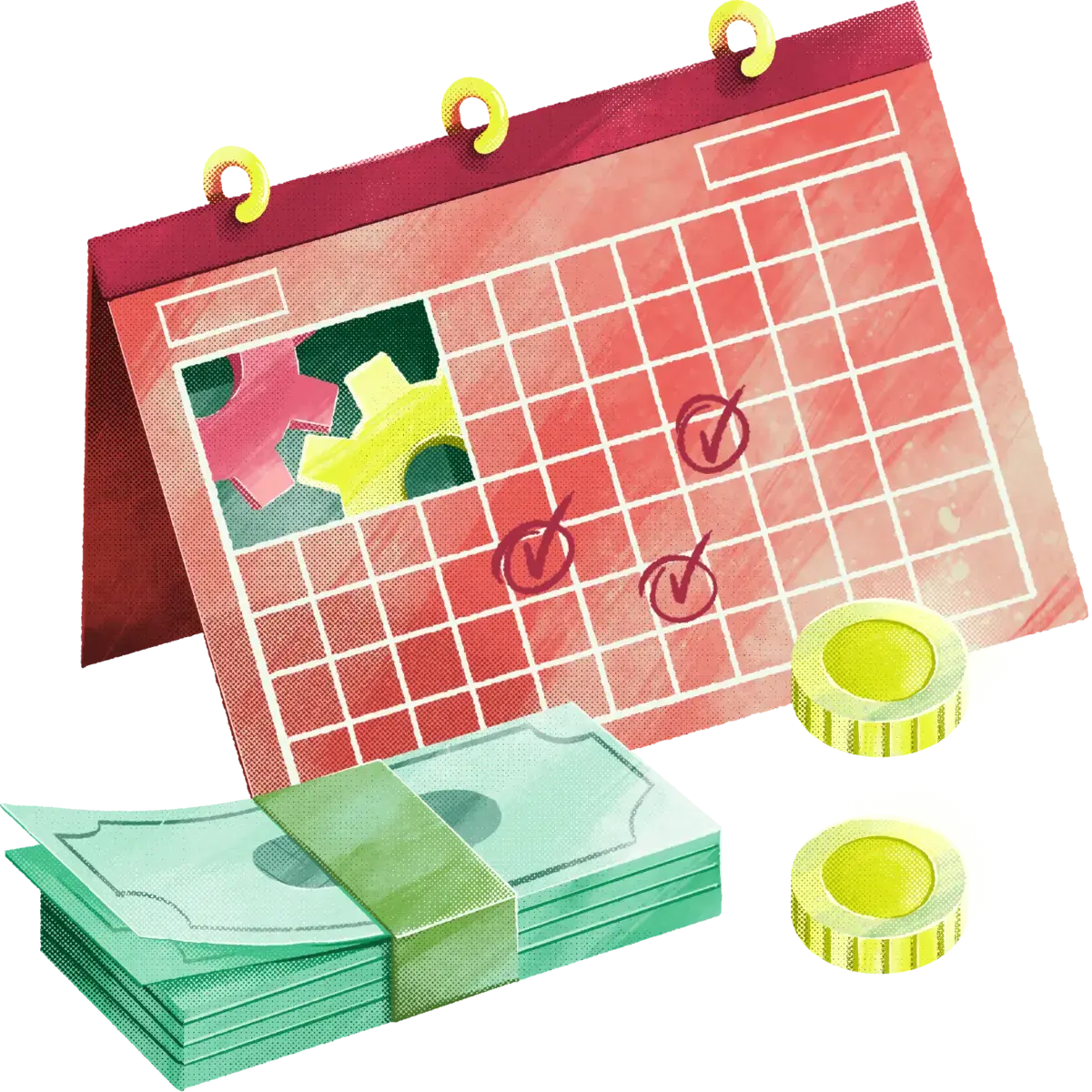 16-Calendar-Gears-Money_Paper-Coins-Check_marks